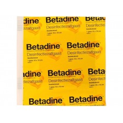 Betadine Gaas 10x10 cm