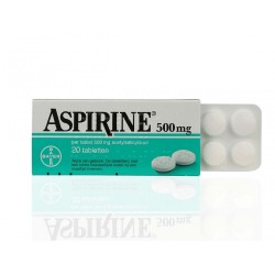 Aspirine Bayer 500 mg (20 stuks)