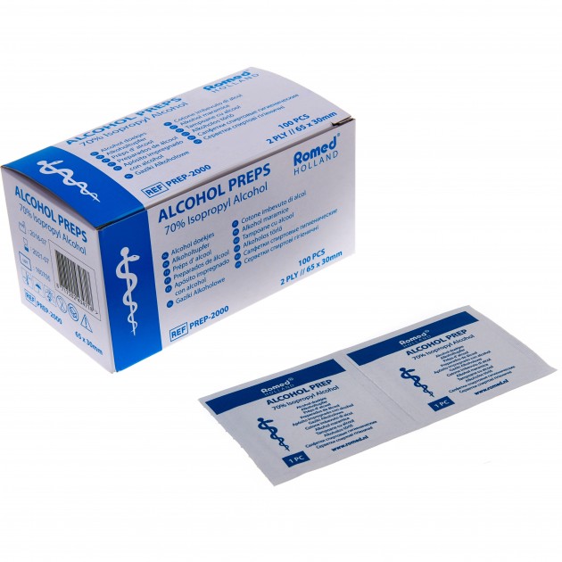 Romed Alcoholdoekjes (100 stuks)