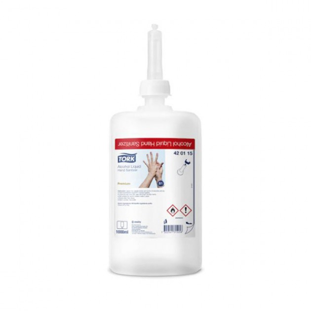 Tork S1 Alcohol Liquid Hand Sanitizer 1L Tork S1 Alcohol Liquid Hand Sanitizer 1L