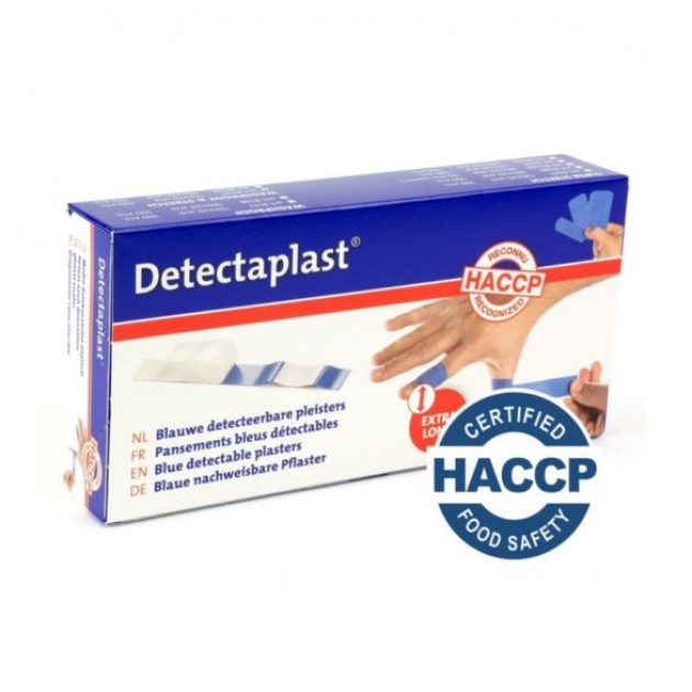 Detecteerbare Vingerpleisters HACCP (100 stuks) Detecteerbare Vingerpleisters HACCP (100 stuks)