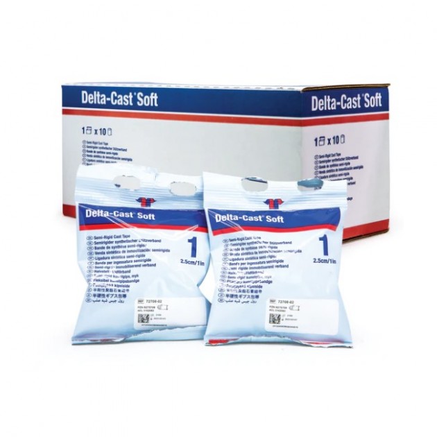 Delta-Cast Soft 2,5 cm x 1,8 m (10 st)
