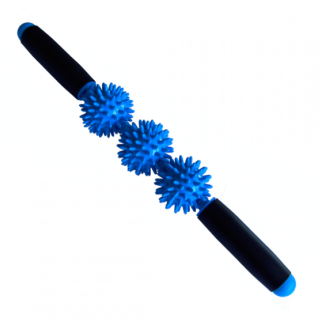 Massageroller met 3 egelballen Massageroller met 3 egelballen