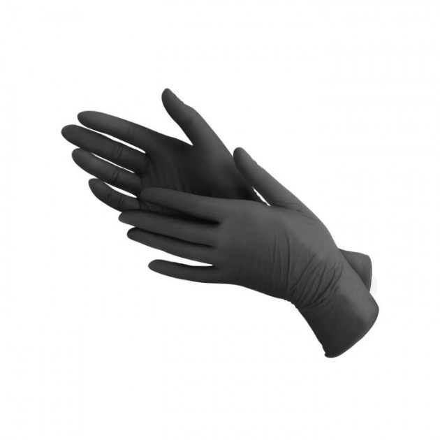 Nitril handschoenen Zwart (100st.) Nitril handschoenen Zwart (100st.)