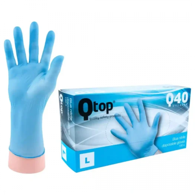 Qtop Nitril handschoenen (100st.) Qtop Nitril handschoenen (100st.)