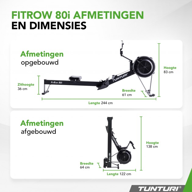Tunturi FitRow 80i AIR Tunturi FitRow 80i AIR