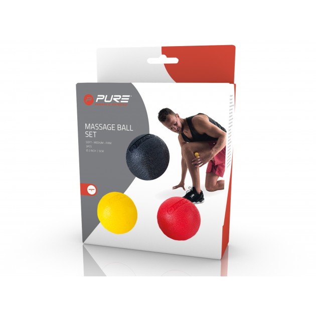 Pure2Improve Massageballen Set 5 cm (3 stuks)