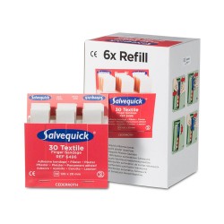 Salvequick Lange Vingerpleisters 6496 (6x30st) Salvequick Lange Vingerpleisters 6496 (6x30st)
