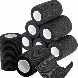 Stretch 'n' Tear Tape 7,5 cm zwart Stretch 'n' Tear Tape 7,5 cm zwart