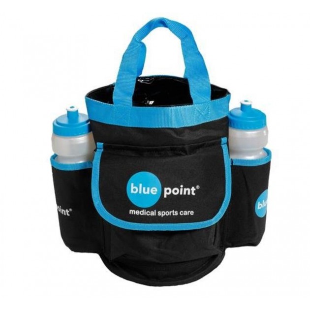 Watertas met zijvakken Zwart-Blauw Watertas met zijvakken Zwart-Blauw